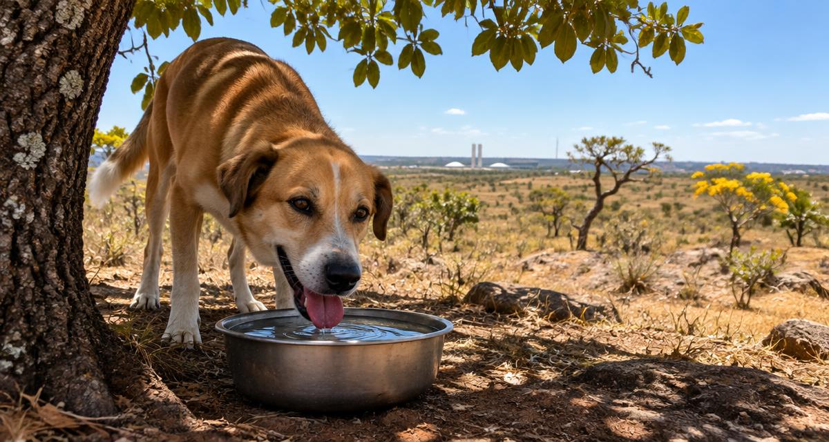 Cachorro no calor e na seca de Brasília: cuidados essenciais